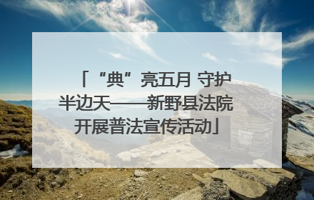 “典”亮五月 守护半边天——新野县法院开展普法宣传活动