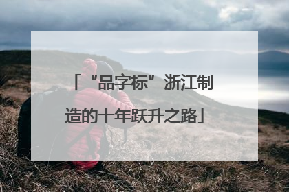 “品字标”浙江制造的十年跃升之路