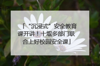 “沉浸式”安全教育课开讲！十堰多部门联合上好校园安全课