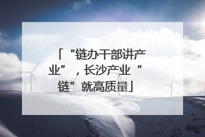 “链办干部讲产业”，长沙产业“链”就高质量