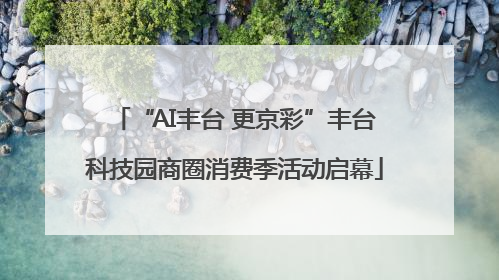 “AI丰台 更京彩”丰台科技园商圈消费季活动启幕