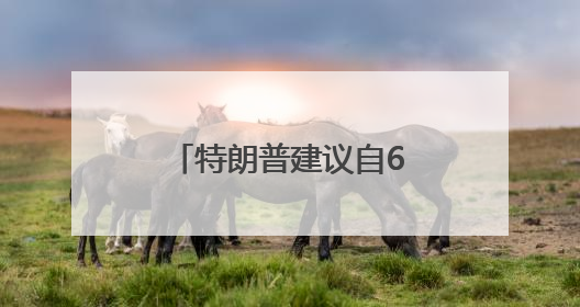 特朗普建议自6月1日起对欧盟征收50%的关税