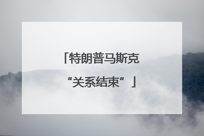 特朗普马斯克“关系结束”