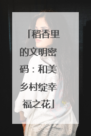 稻香里的文明密码：和美乡村绽幸福之花