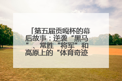第五届贡嘎杯的幕后故事：逆袭“黑马”、常胜“将军”和高原上的“体育奇迹”丨微纪录