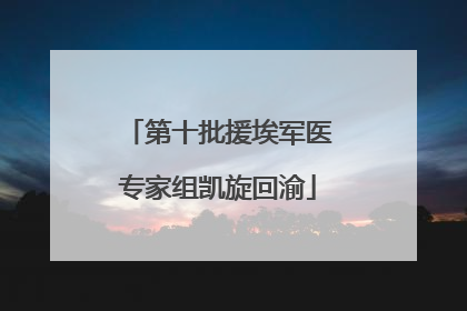 第十批援埃军医专家组凯旋回渝