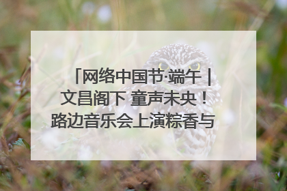 网络中国节·端午｜文昌阁下 童声未央！路边音乐会上演粽香与童真的诗意交响