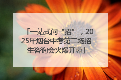 一站式问“招”，2025年烟台中考第二场招生咨询会火爆开幕