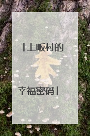 上畈村的幸福密码