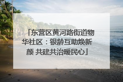 东营区黄河路街道物华社区：银龄互助焕新颜 共建共治暖民心