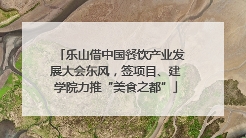 乐山借中国餐饮产业发展大会东风，签项目、建学院力推“美食之都”