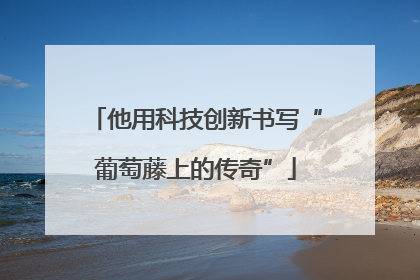 他用科技创新书写“葡萄藤上的传奇”