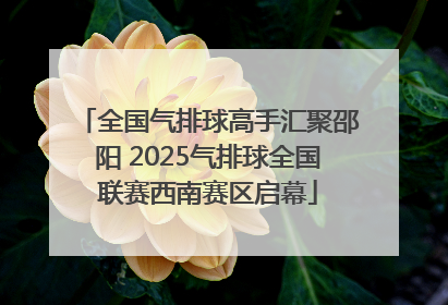 全国气排球高手汇聚邵阳 2025气排球全国联赛西南赛区启幕