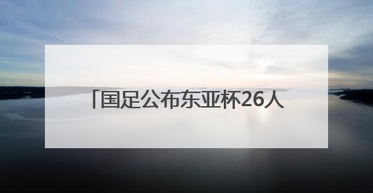 国足公布东亚杯26人大名单，王钰栋、蒯纪闻在列，王大雷落选