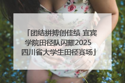 团结拼搏创佳绩 宜宾学院田径队闪耀2025四川省大学生田径赛场