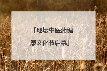 地坛中医药健康文化节启幕