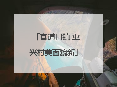 官道口镇 业兴村美面貌新