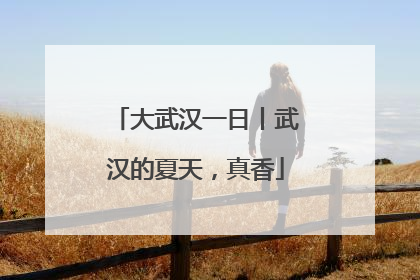 大武汉一日丨武汉的夏天，真香