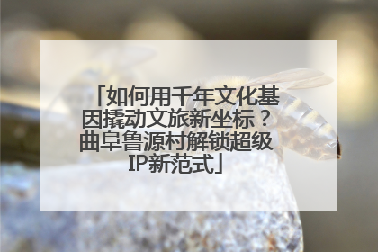 如何用千年文化基因撬动文旅新坐标？曲阜鲁源村解锁超级IP新范式