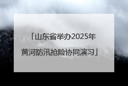 山东省举办2025年黄河防汛抢险协同演习