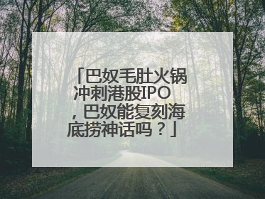 巴奴毛肚火锅冲刺港股IPO，巴奴能复刻海底捞神话吗？