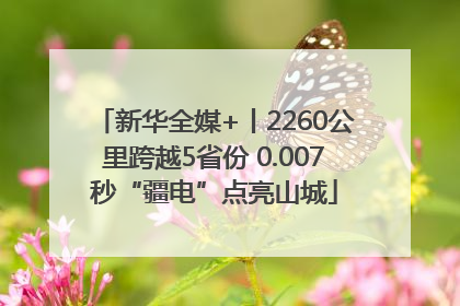 新华全媒+丨2260公里跨越5省份 0.007秒“疆电”点亮山城