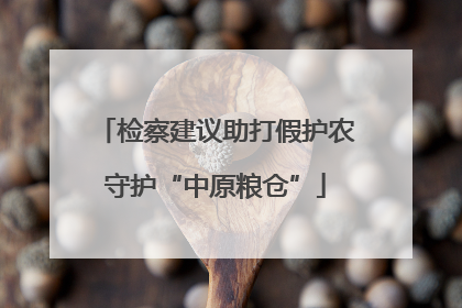 检察建议助打假护农守护“中原粮仓”