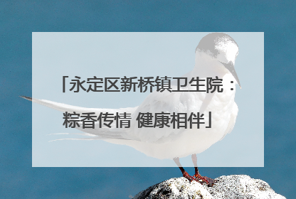永定区新桥镇卫生院：粽香传情 健康相伴