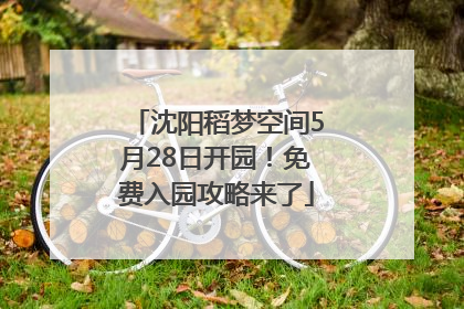 沈阳稻梦空间5月28日开园！免费入园攻略来了