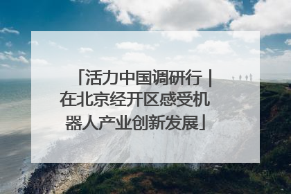 活力中国调研行｜在北京经开区感受机器人产业创新发展