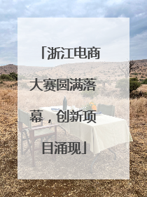 浙江电商大赛圆满落幕，创新项目涌现