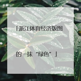 浙江体育经济版图的一抹“绿色”