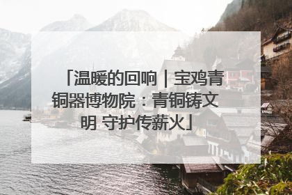 温暖的回响｜宝鸡青铜器博物院：青铜铸文明 守护传薪火