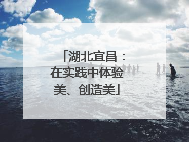 湖北宜昌：在实践中体验美、创造美