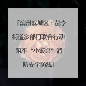 滨州滨城区：彭李街道多部门联合行动 筑牢“小饭桌”消防安全防线