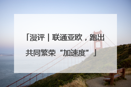 漫评｜联通亚欧，跑出共同繁荣“加速度”