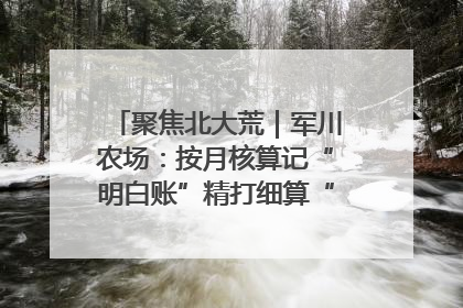 聚焦北大荒｜军川农场：按月核算记“明白账”精打细算“过紧日子”