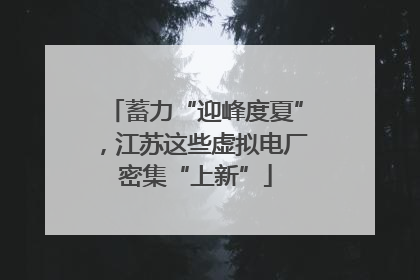 蓄力“迎峰度夏”，江苏这些虚拟电厂密集“上新”