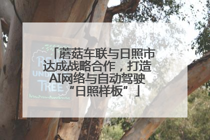 蘑菇车联与日照市达成战略合作，打造AI网络与自动驾驶“日照样板”