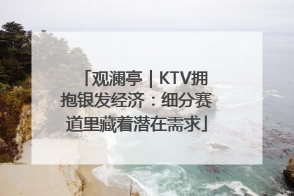观澜亭｜KTV拥抱银发经济：细分赛道里藏着潜在需求