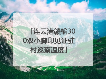 连云港赣榆300双小脚印见证驻村巡察温度