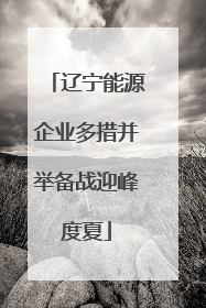 辽宁能源企业多措并举备战迎峰度夏
