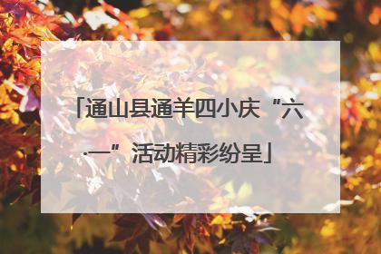 通山县通羊四小庆“六·一”活动精彩纷呈
