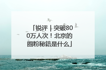 锐评｜突破800万人次！北京的圈粉秘籍是什么