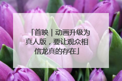 首映｜动画升级为真人版，要让观众相信龙真的存在