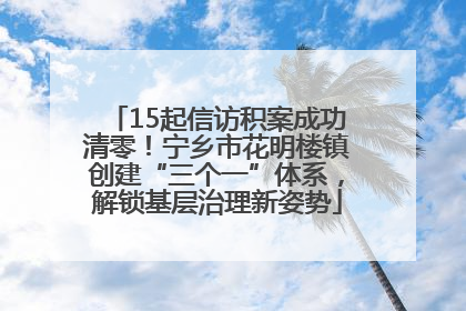 15起信访积案成功清零！宁乡市花明楼镇创建“三个一”体系，解锁基层治理新姿势