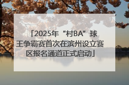 2025年“村BA”球王争霸赛首次在滨州设立赛区报名通道正式启动