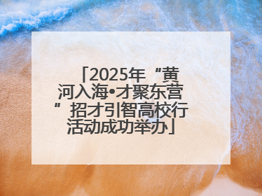 2025年“黄河入海•才聚东营”招才引智高校行活动成功举办