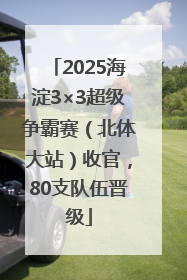 2025海淀3×3超级争霸赛（北体大站）收官，80支队伍晋级
