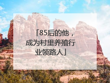 85后的他，成为村里养殖行业领路人